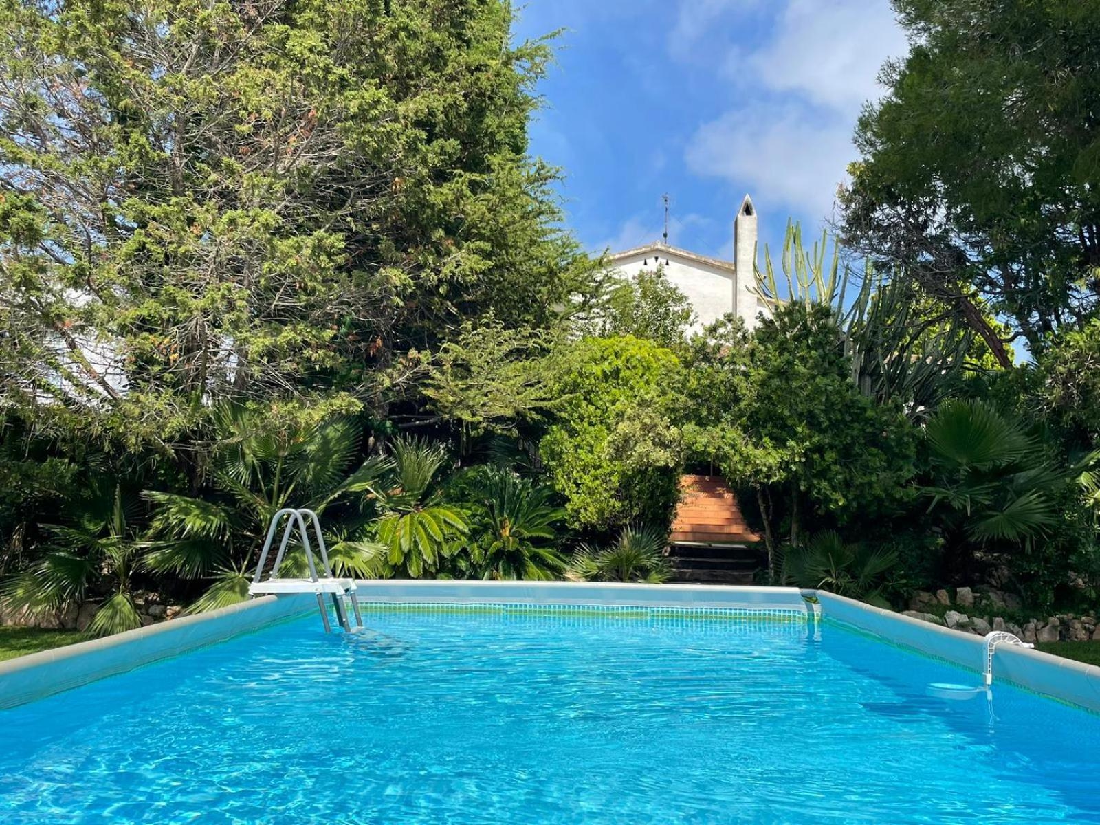 Casa Mediterranea Con Gran Jardin Y Piscina A 500 M De La Playa Roda de Bera Luaran gambar