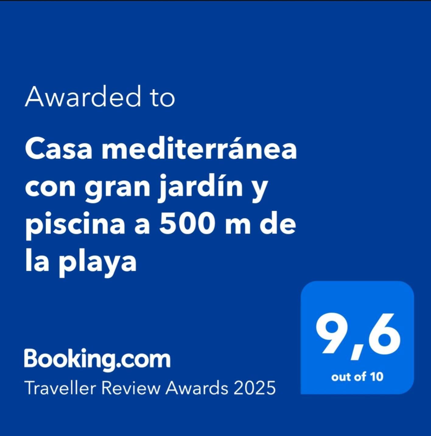 Casa Mediterranea Con Gran Jardin Y Piscina A 500 M De La Playa Roda de Bera Luaran gambar